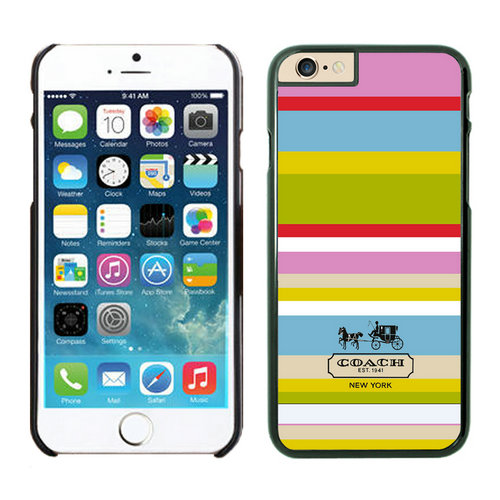 Coach Stripe Multicolor iPhone 6 Cases FAH Coach Stripe Multicolor iPhone 6 Cases FAH